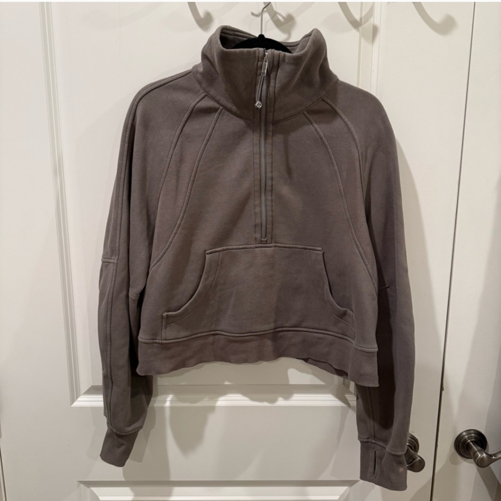 Scuba Oversized Funnel-Neck Half Zip